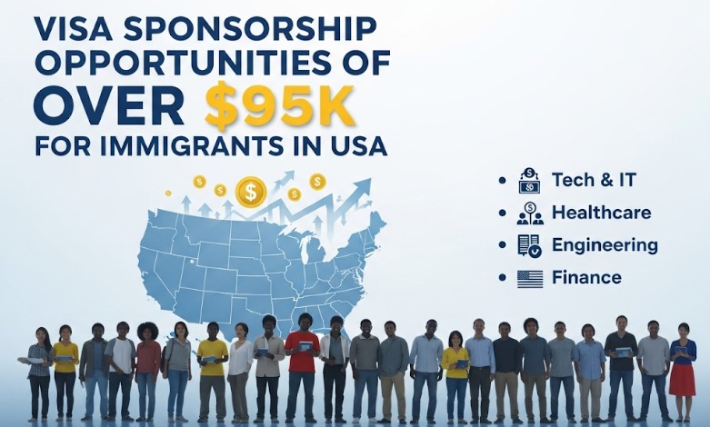 Visa Sponsorship Opportunities of Over $95K for Immigrants in USA