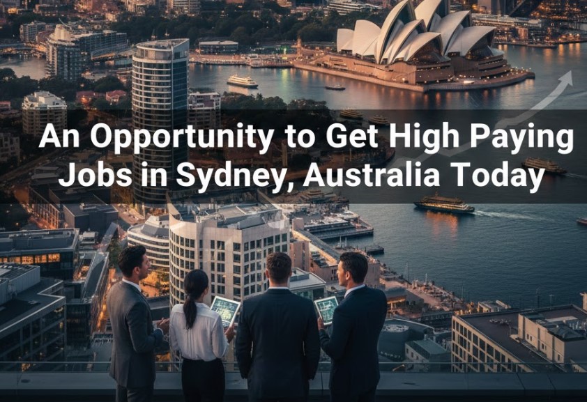 An Opportunity to Get High Paying Jobs in Sydney, Australia Today