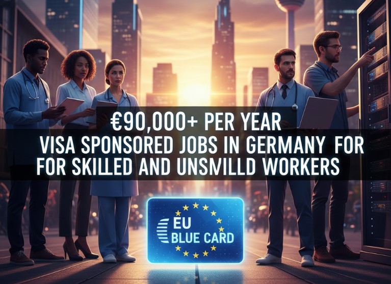 €90,000+ Per Year Visa Sponsored Jobs in Germany for Highly Skilled Workers