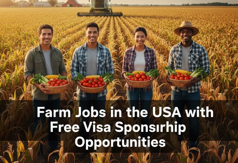 Farm Jobs in the USA with Free Visa Sponsorship Opportunities